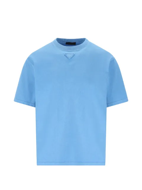 Prada triangle patch T-shirt