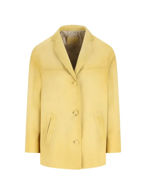 Prada button lambskin jacket