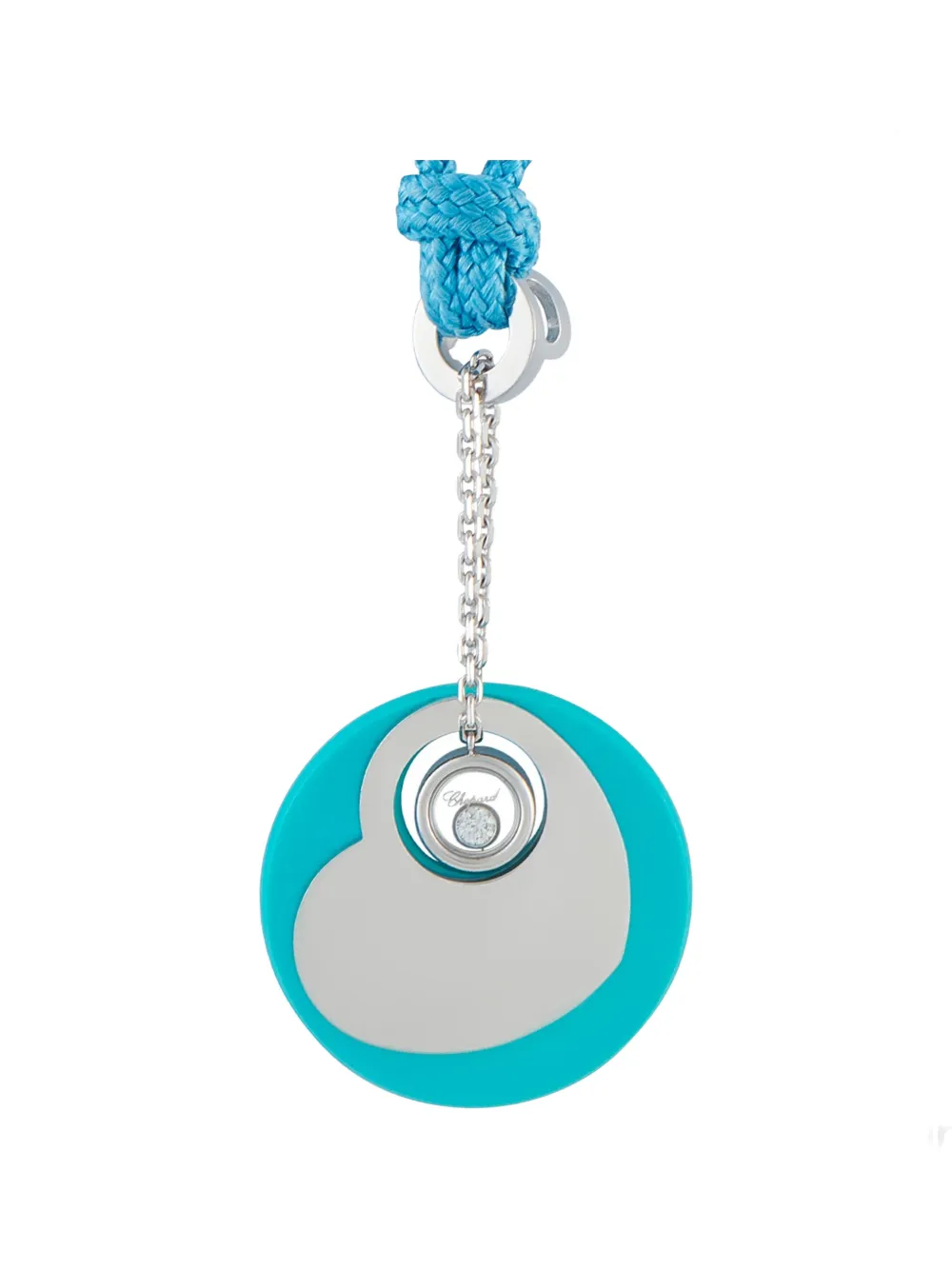 Chopard Pre-Owned diamond and turquoise pendant necklace – Silver