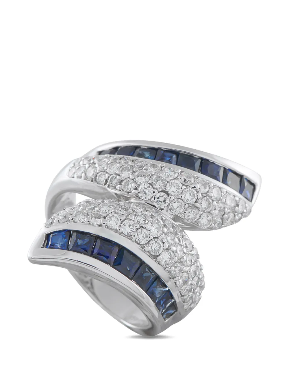 LB Exclusive diamond sapphire ring - Argento
