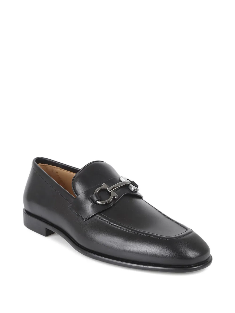 Ferragamo Gancio Bit loafers Zwart