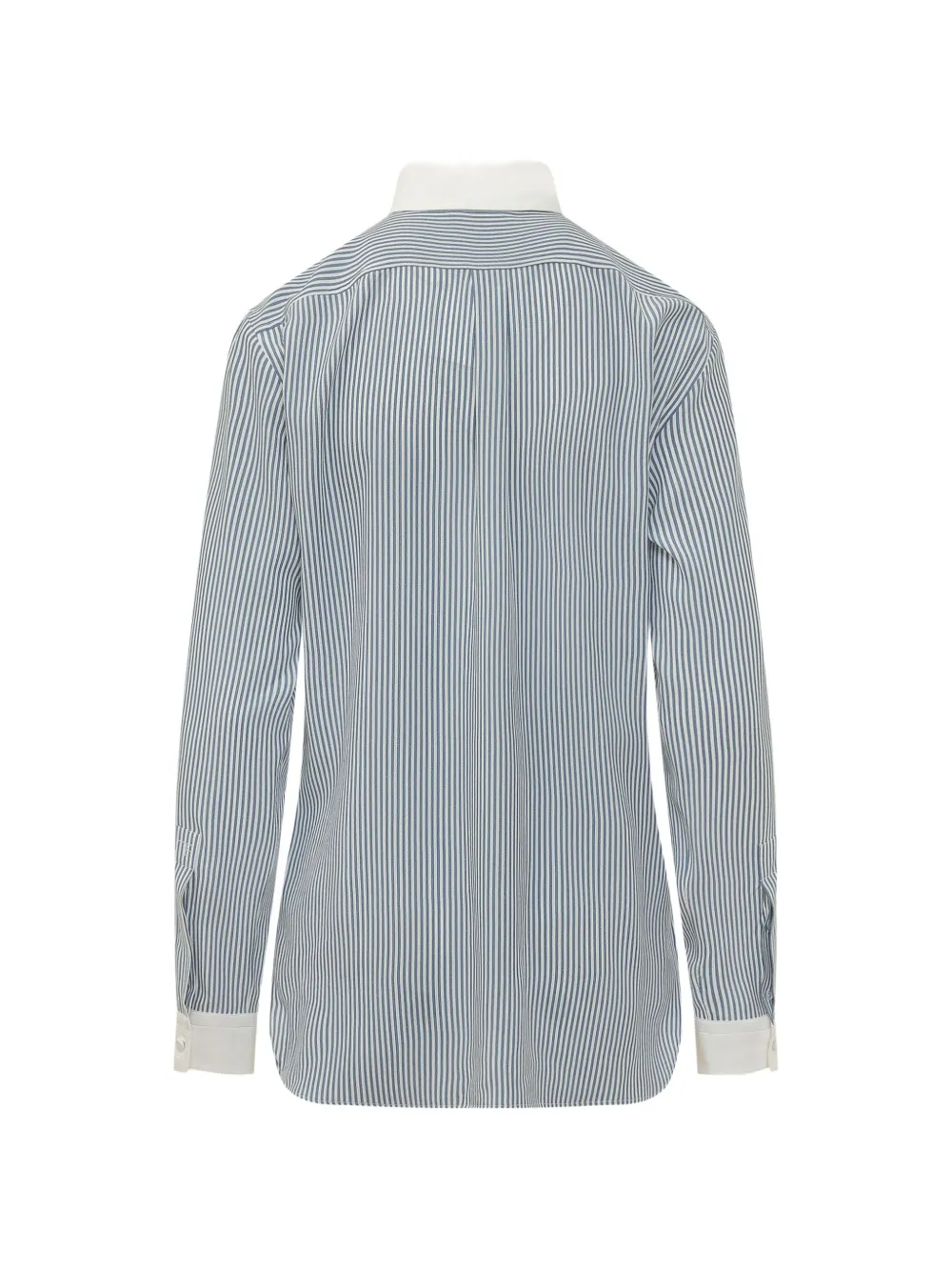  Tom Ford Striped Silk Shirt - Blue 