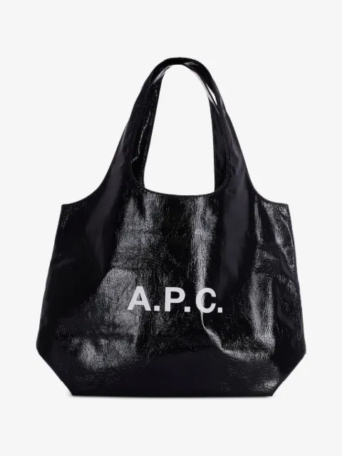 A.P.C. small Ninon logo-print tote bag