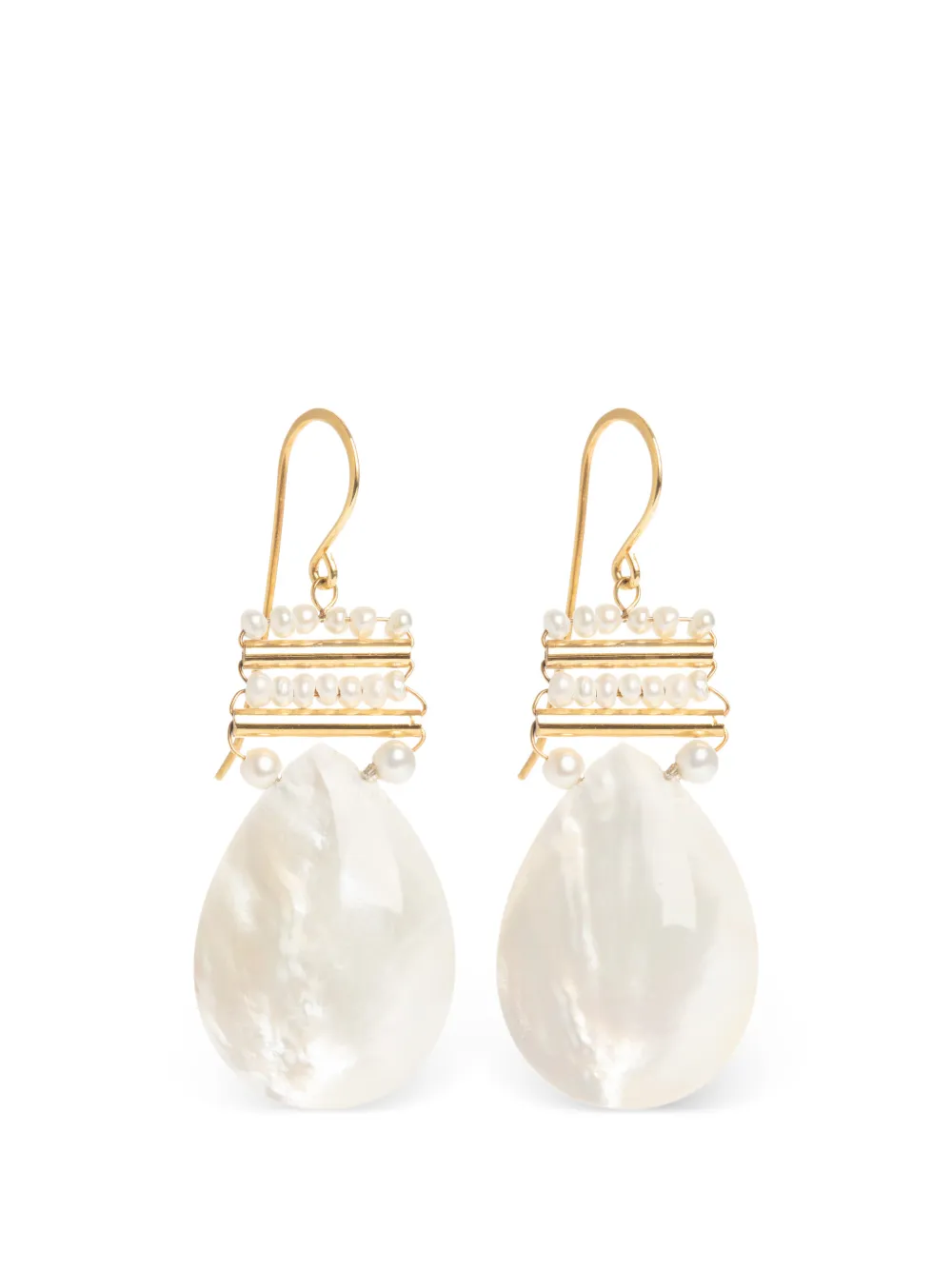 FREYA ROSE drop-design earrings - Gold