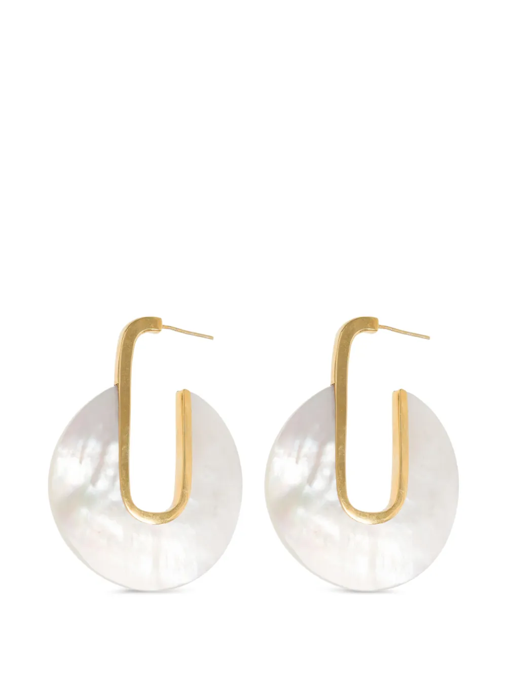 FREYA ROSE Orecchini tondi Warrioress - Bianco