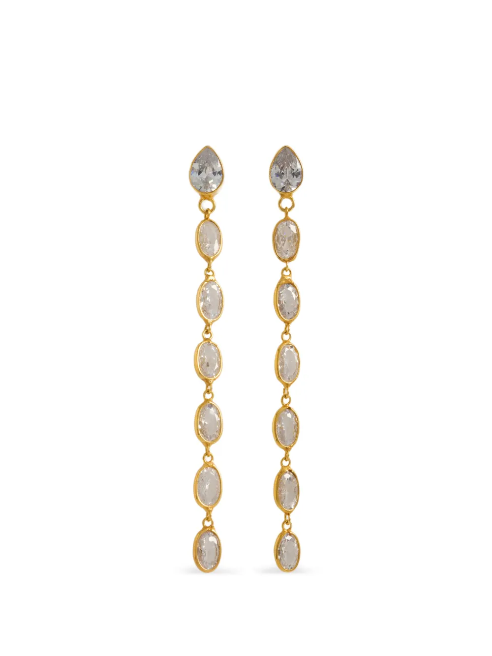 FREYA ROSE long-drop-design earrings - Gold