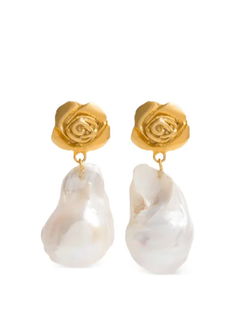 FREYA ROSE rose-detail earrings