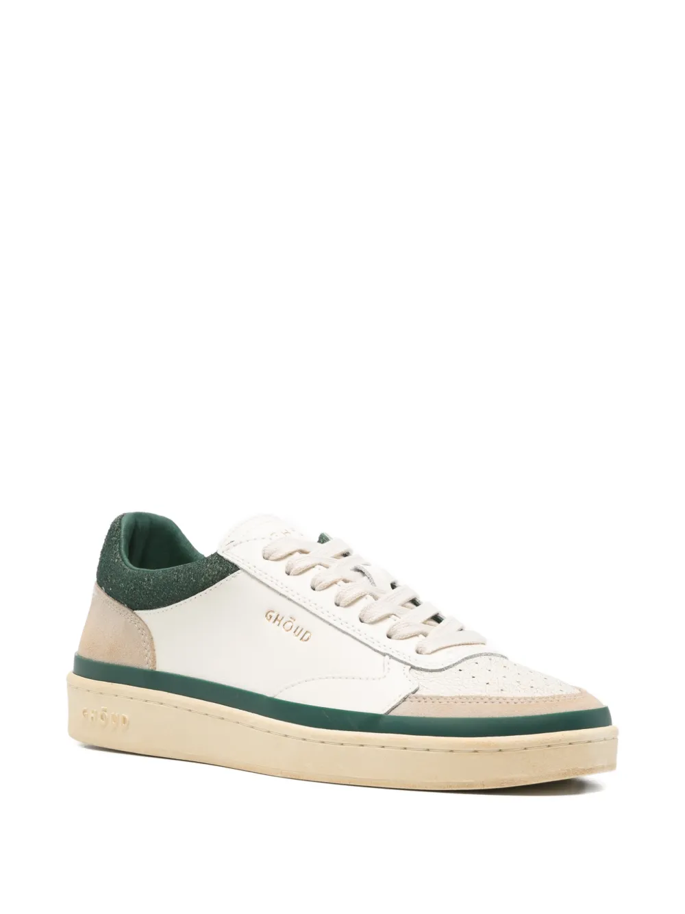 GHŌUD two-tone lace-up sneakers Wit