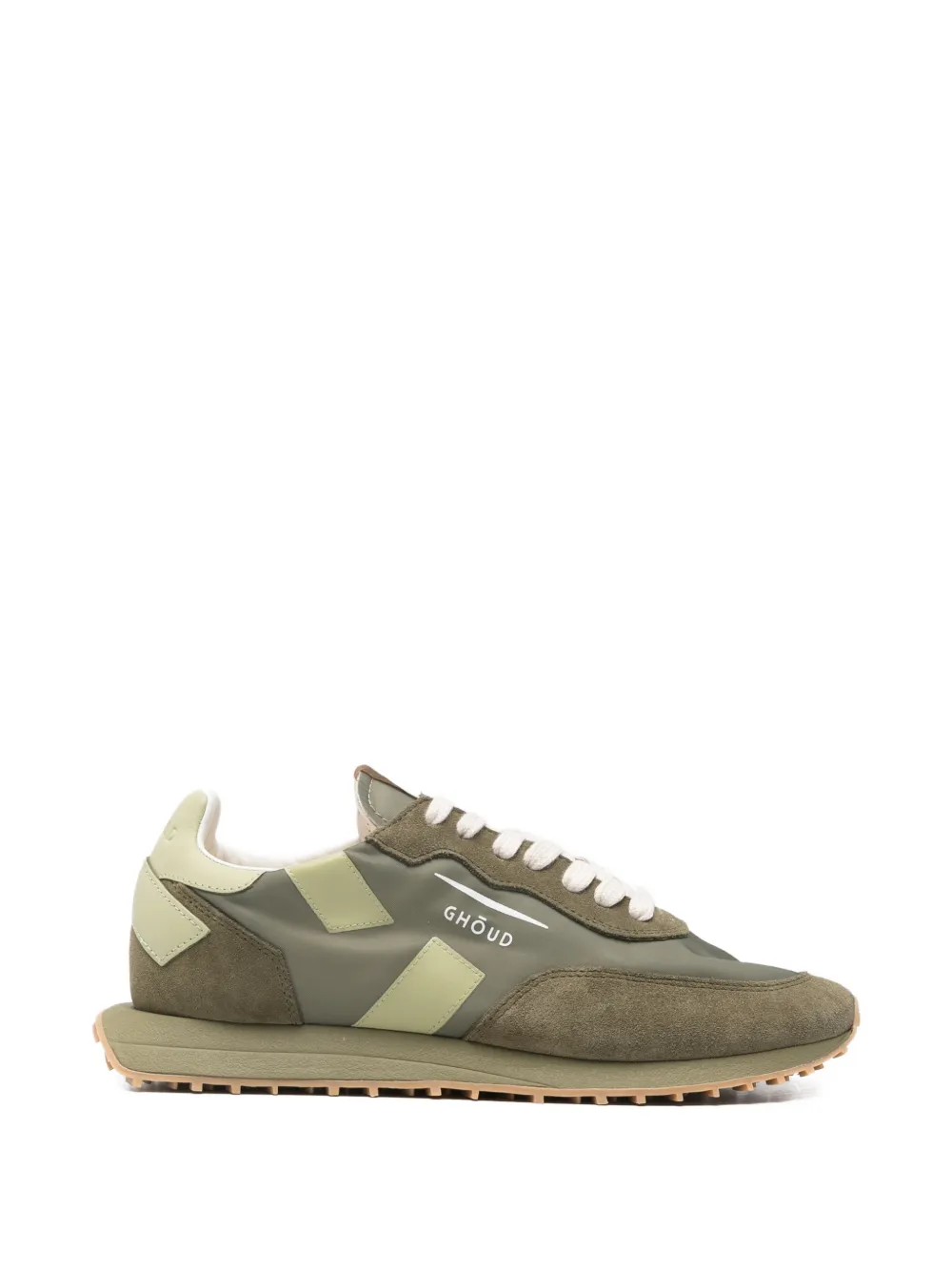 GHŌUD panelled sneakers Groen