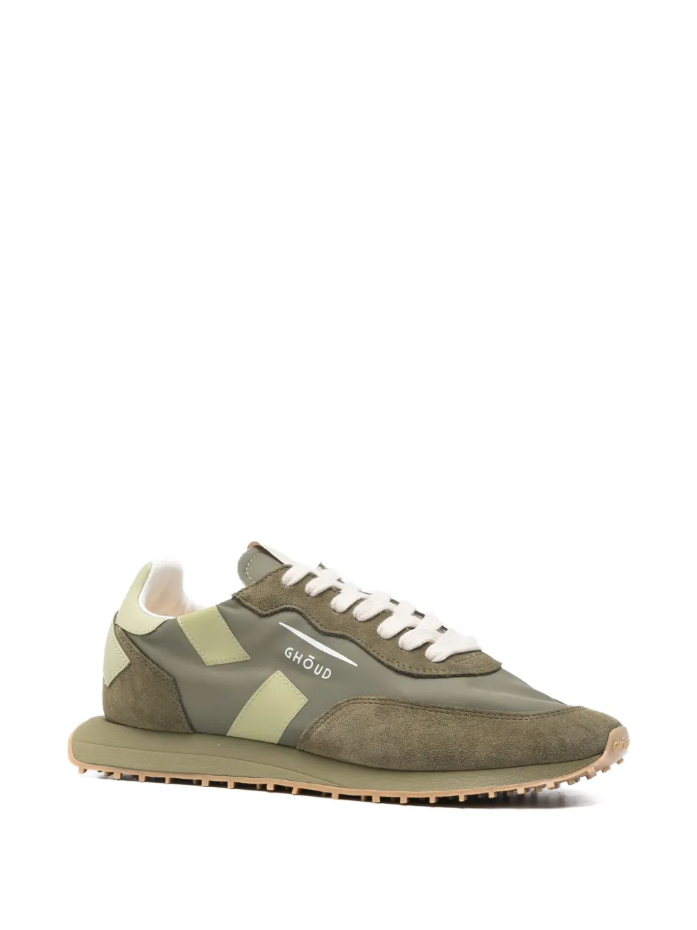 GHŌUD panelled sneakers Groen