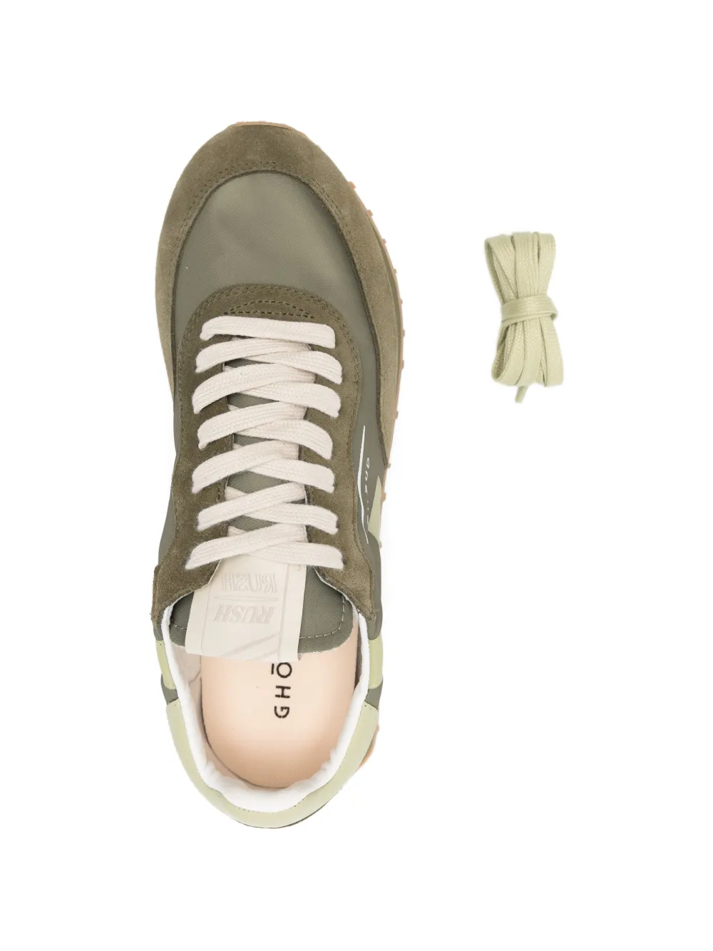 GHŌUD panelled sneakers Groen