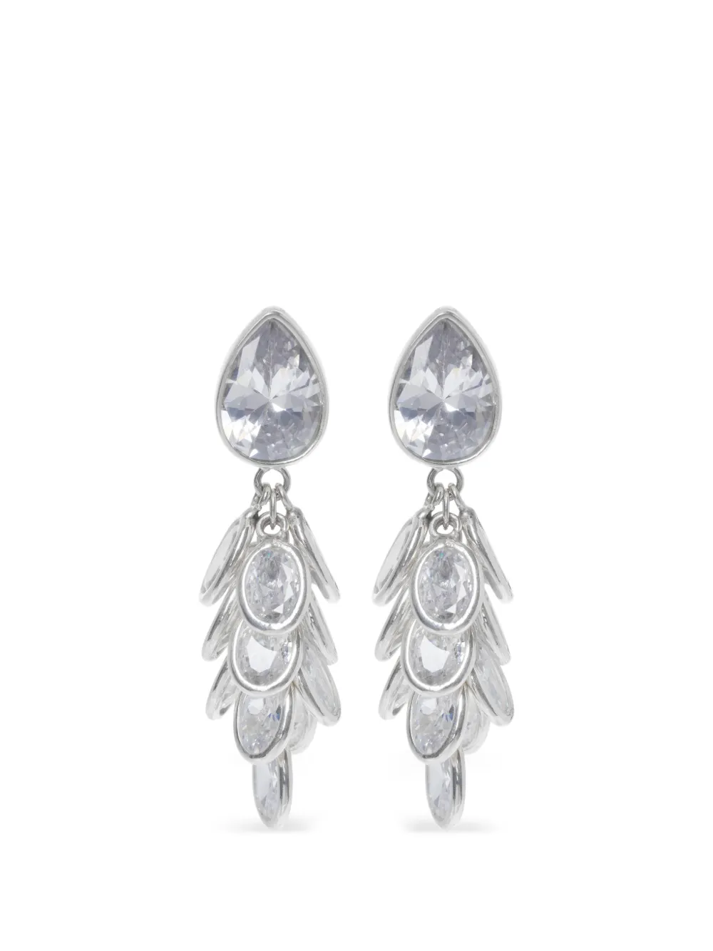 FREYA ROSE crystal drop earrings - Silver
