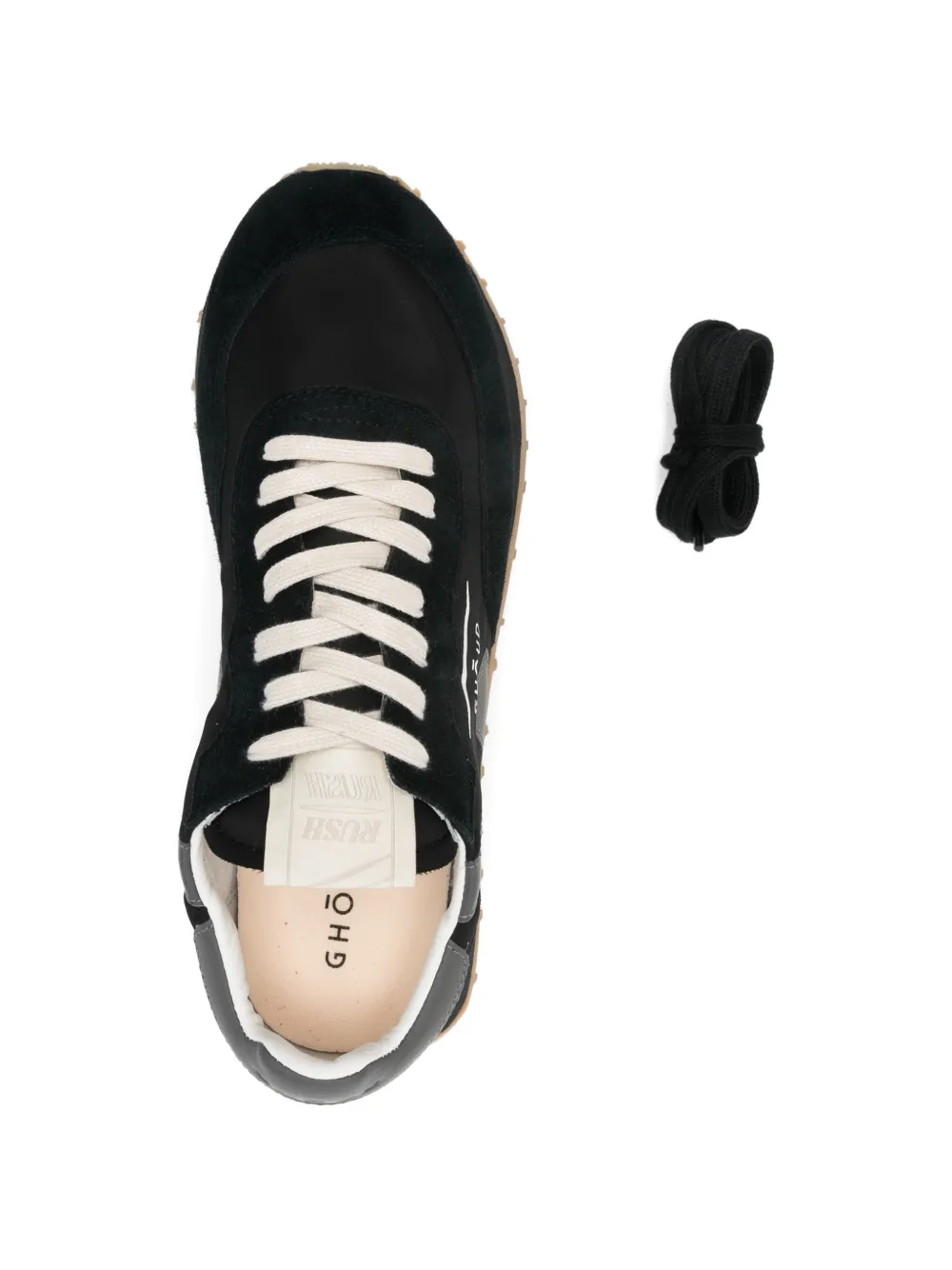 GHŌUD panelled sneakers Zwart