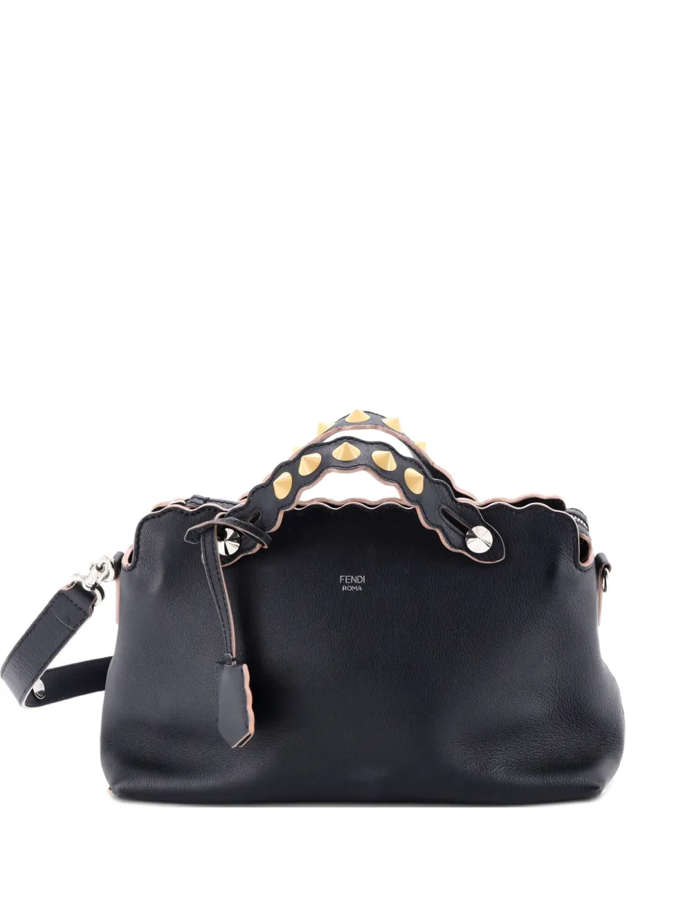 Fendi Pre-Owned Borsa a tracolla By The Way piccola in pelle di vitello con bordo a smerlo - Blu