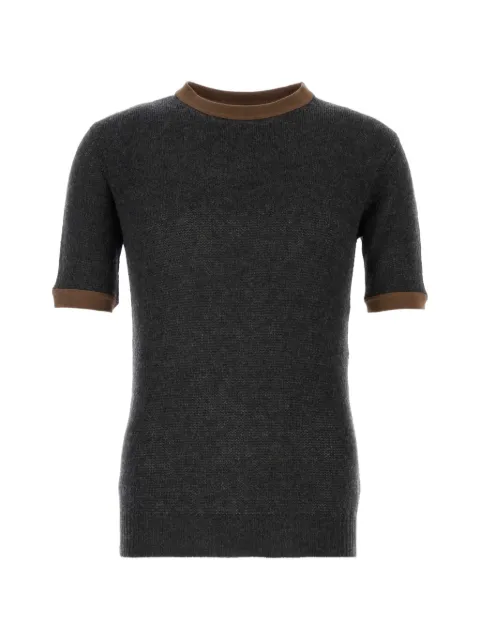 Prada short-sleeved knitted T-shirt