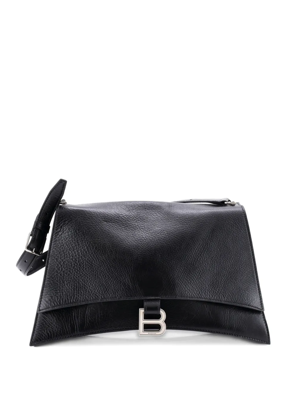 Balenciaga Pre-Owned Crush Sling Leather Medium shoulder bag - Nero