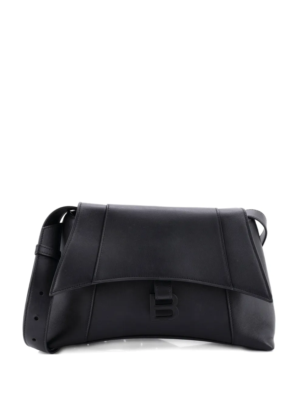 Balenciaga Pre-Owned Downtown Soft Hourglass Leather Small shoulder bag - Nero