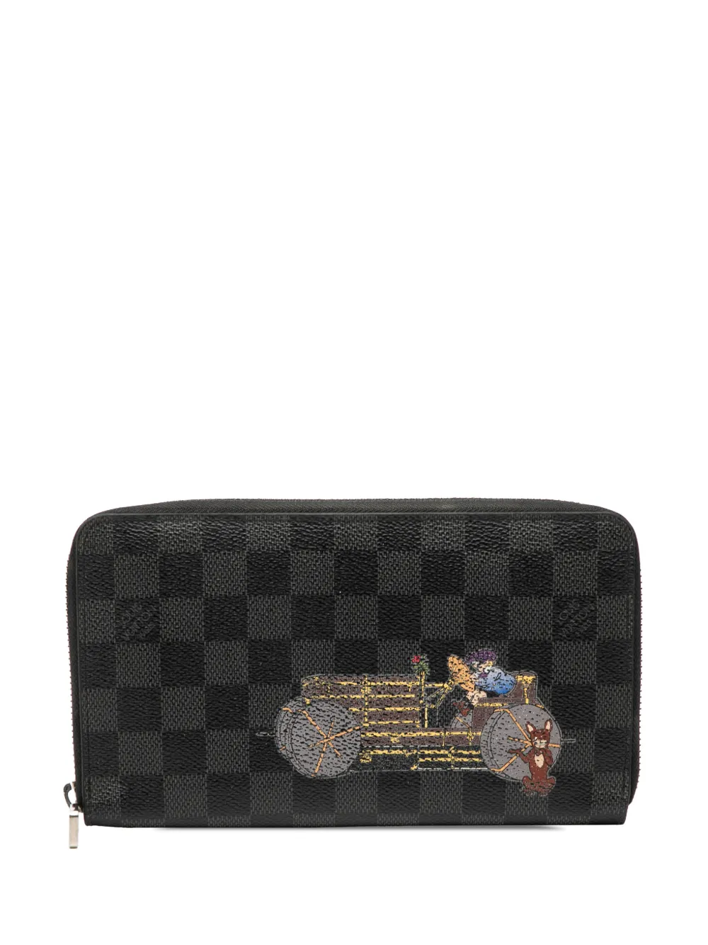 Louis Vuitton Pre-Owned 2011 Damier Graphite Illustre Zippy Organizer Wallet long wallets - Nero
