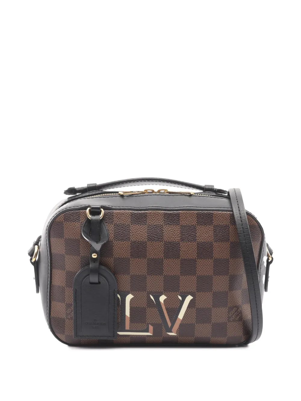 Louis Vuitton Pre-Owned 2019 Damier Ebene Santa Monica satchel - Marrone