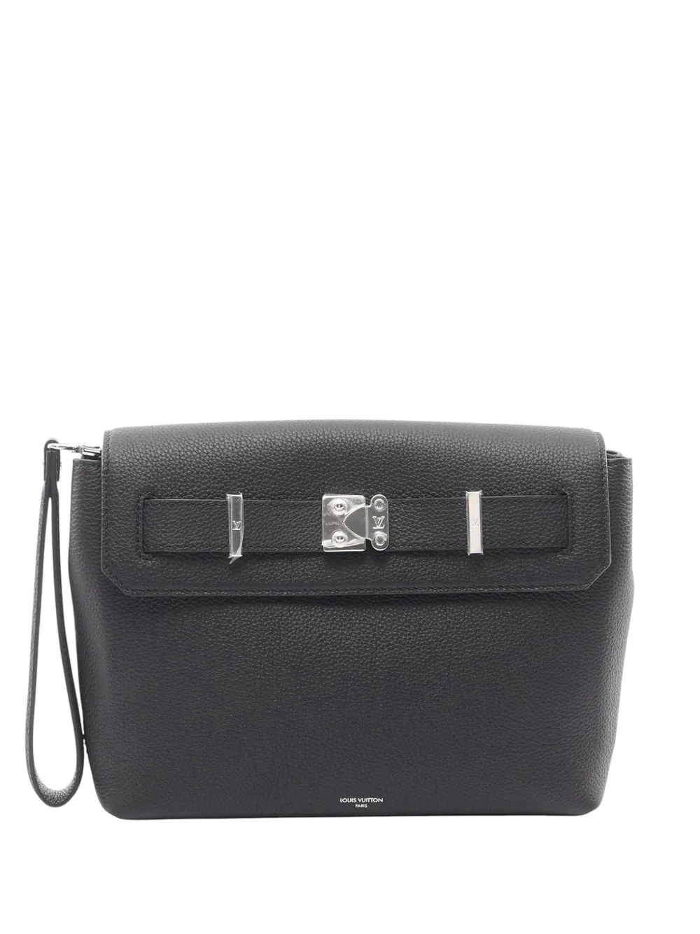 Louis Vuitton Pre-Owned 2010-2026 Calfskin Georges clutch bag - Nero