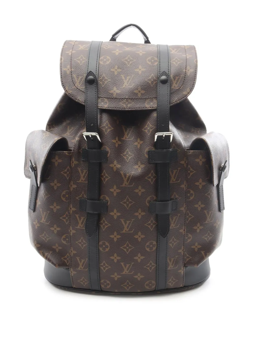 Louis Vuitton Pre-Owned 2018 Monogram Macassar Christopher MM backpack - Marrone