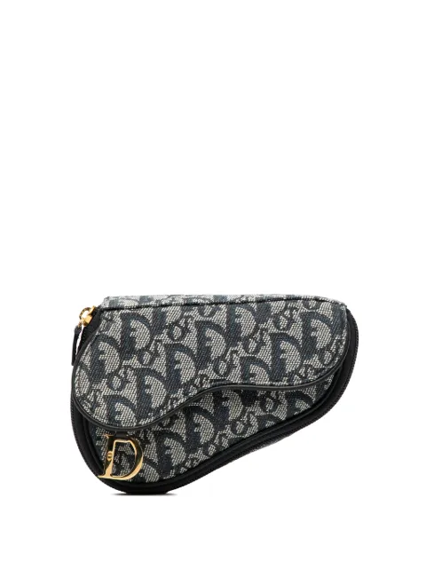 Christian Dior Pre-Owned 1998 Diorissimo Canvas Saddle pouch