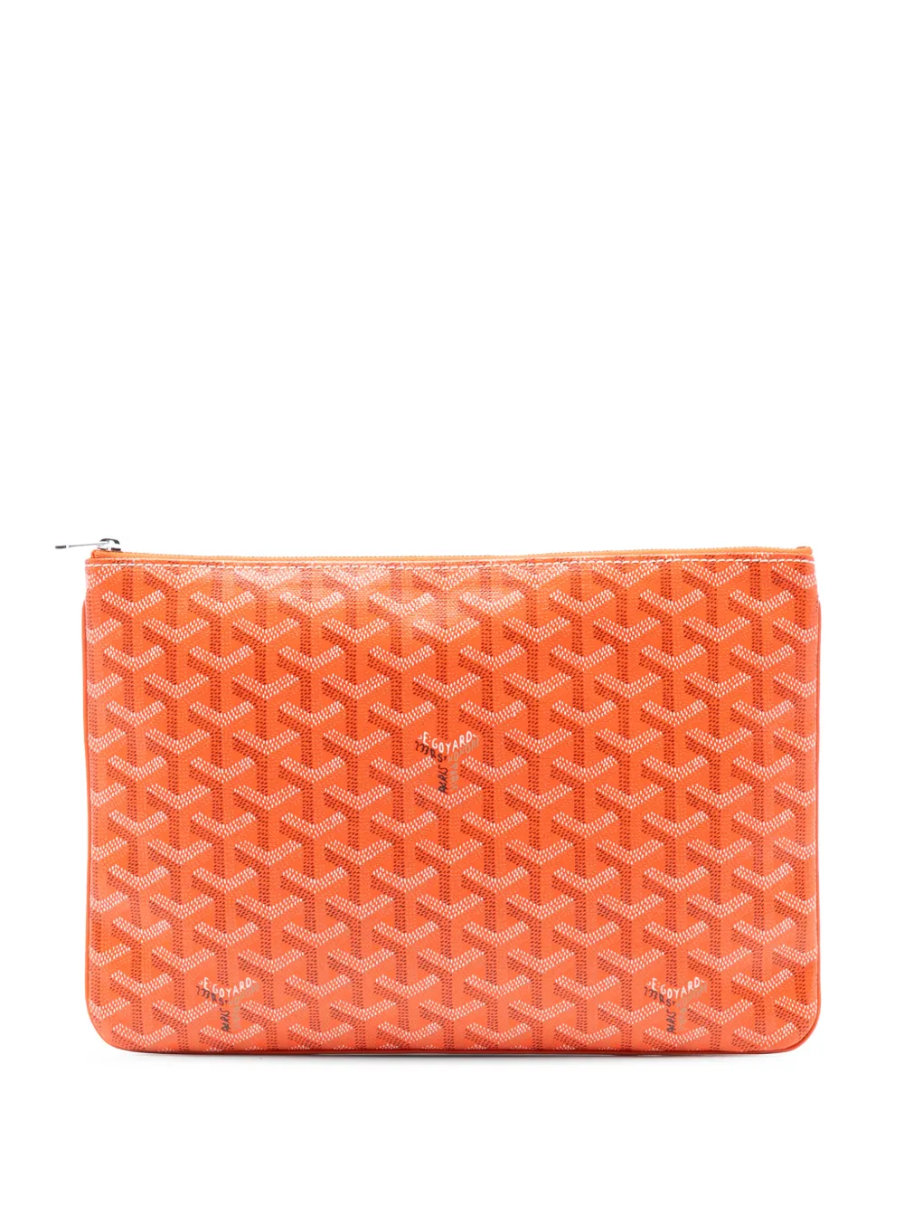 Goyard Pre-Owned 2016 Goyardine Senat MM clutch bag - Arancione