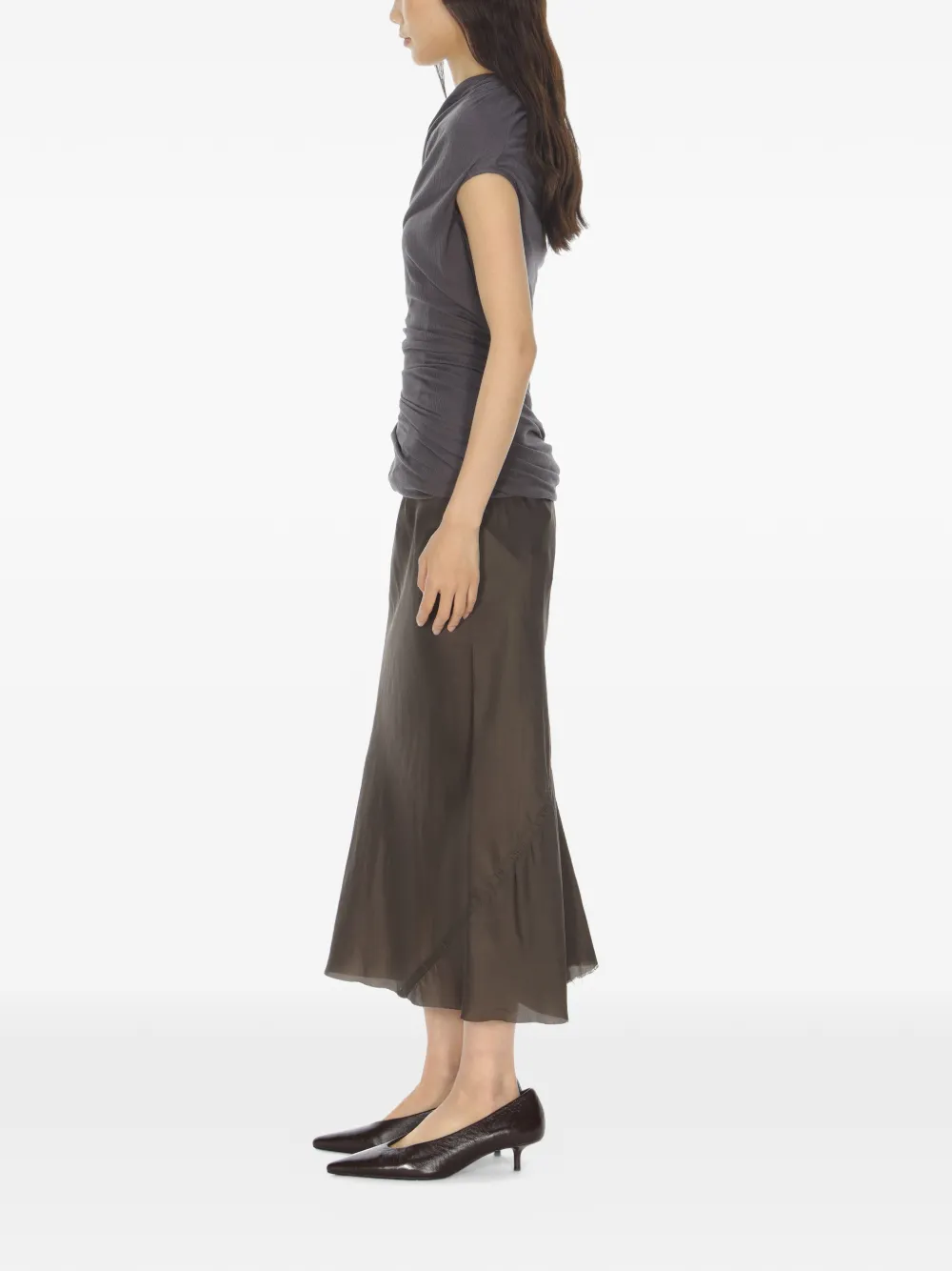 Shoulder-Wrap Thread Top
