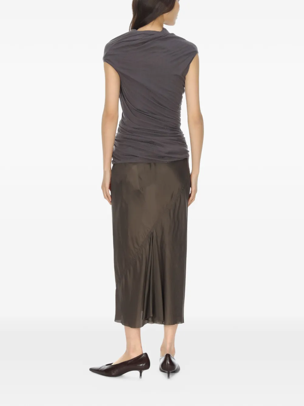 Shoulder-Wrap Thread Top