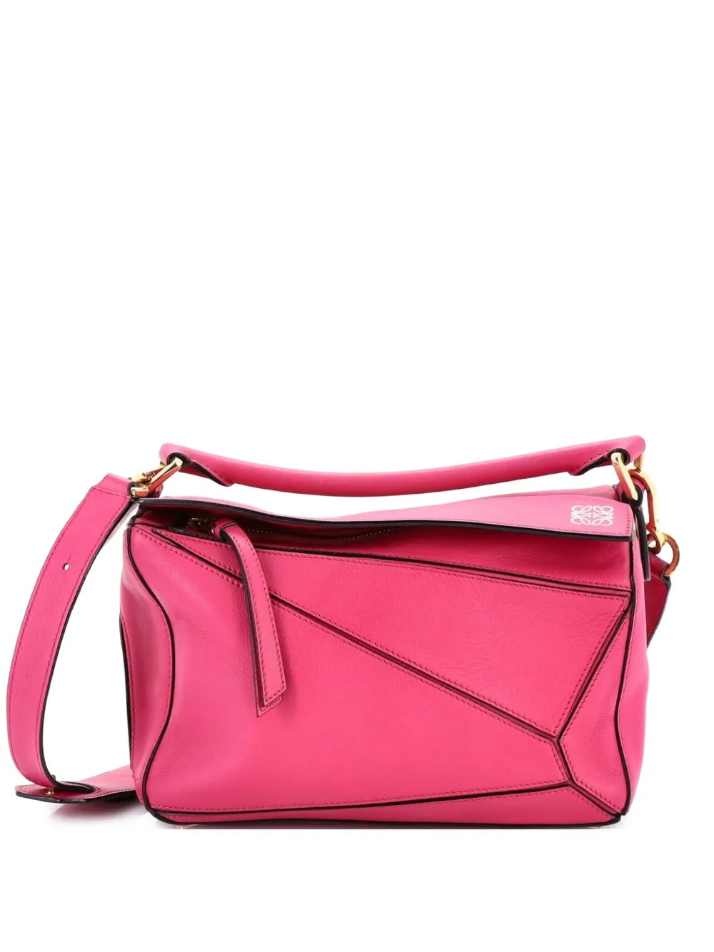 Loewe Pre-Owned Puzzle Bag Leather Small satchel - Rosa