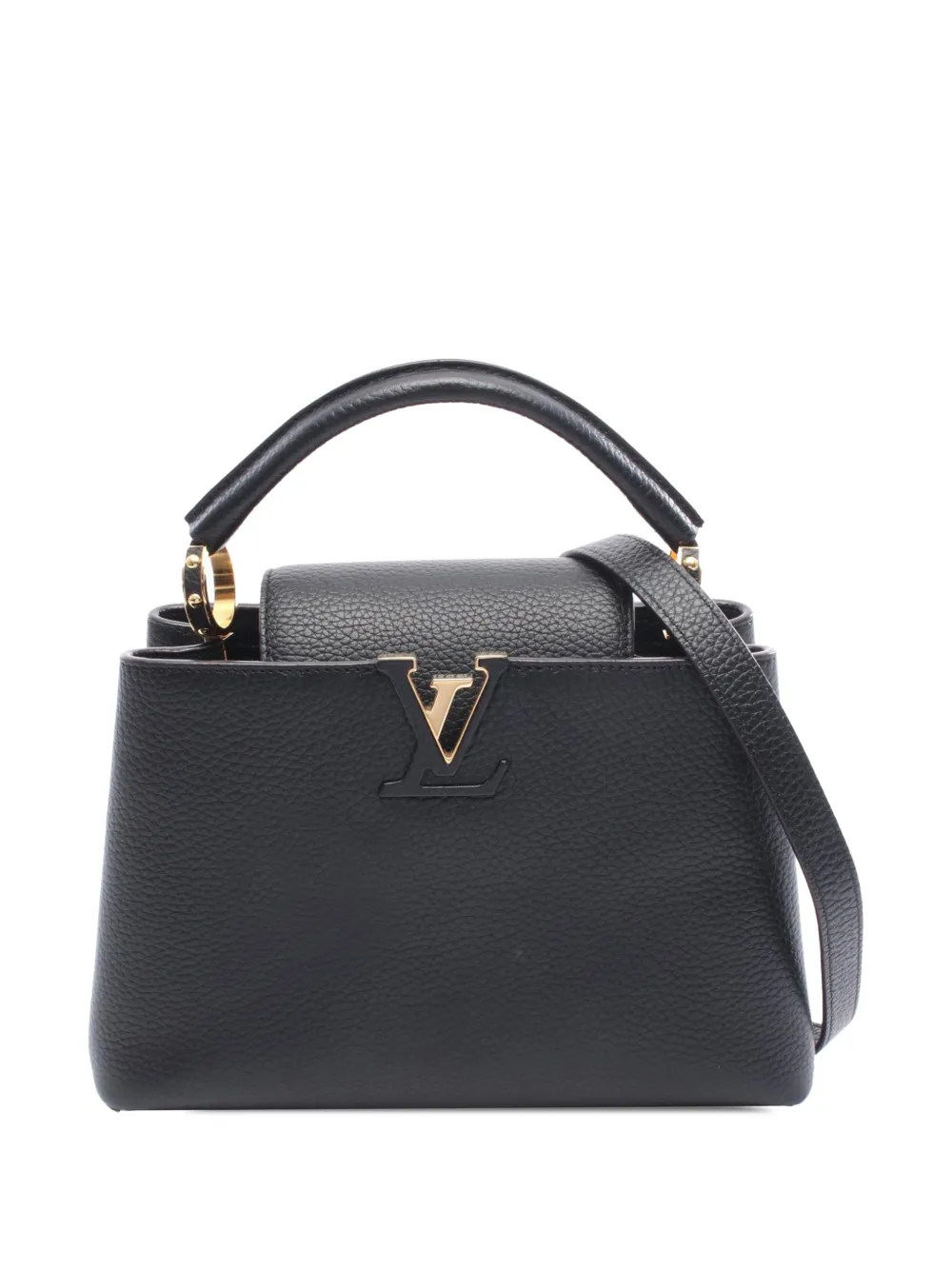Louis Vuitton Pre-Owned 2019 Taurillon Capucines BB satchel - Nero