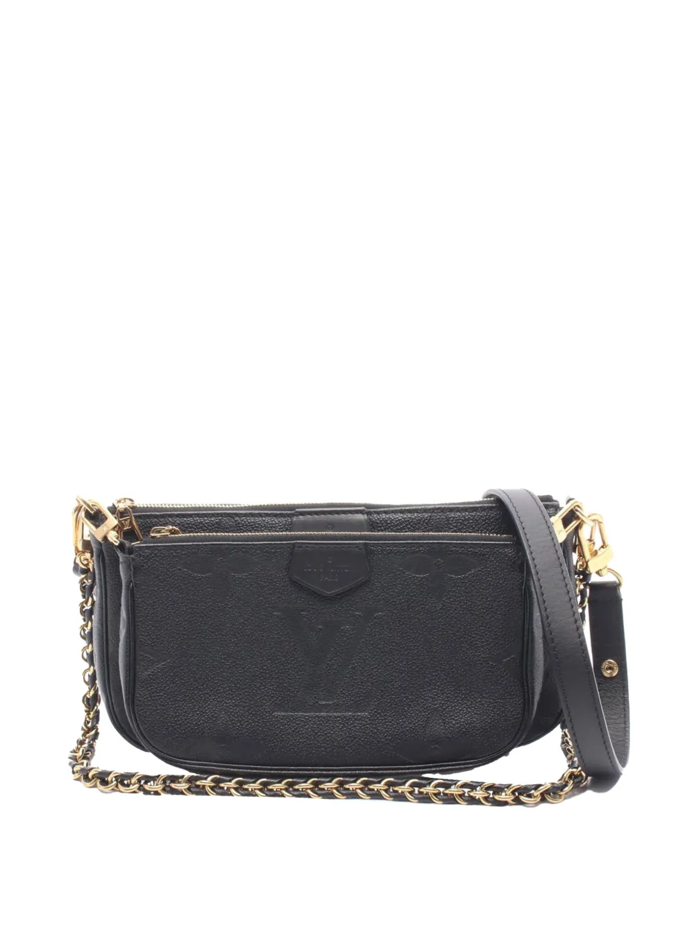 Louis Vuitton Pre-Owned 2021-2026 Monogram Giant Empreinte Multi Pochette Accessoires crossbody bag - Nero