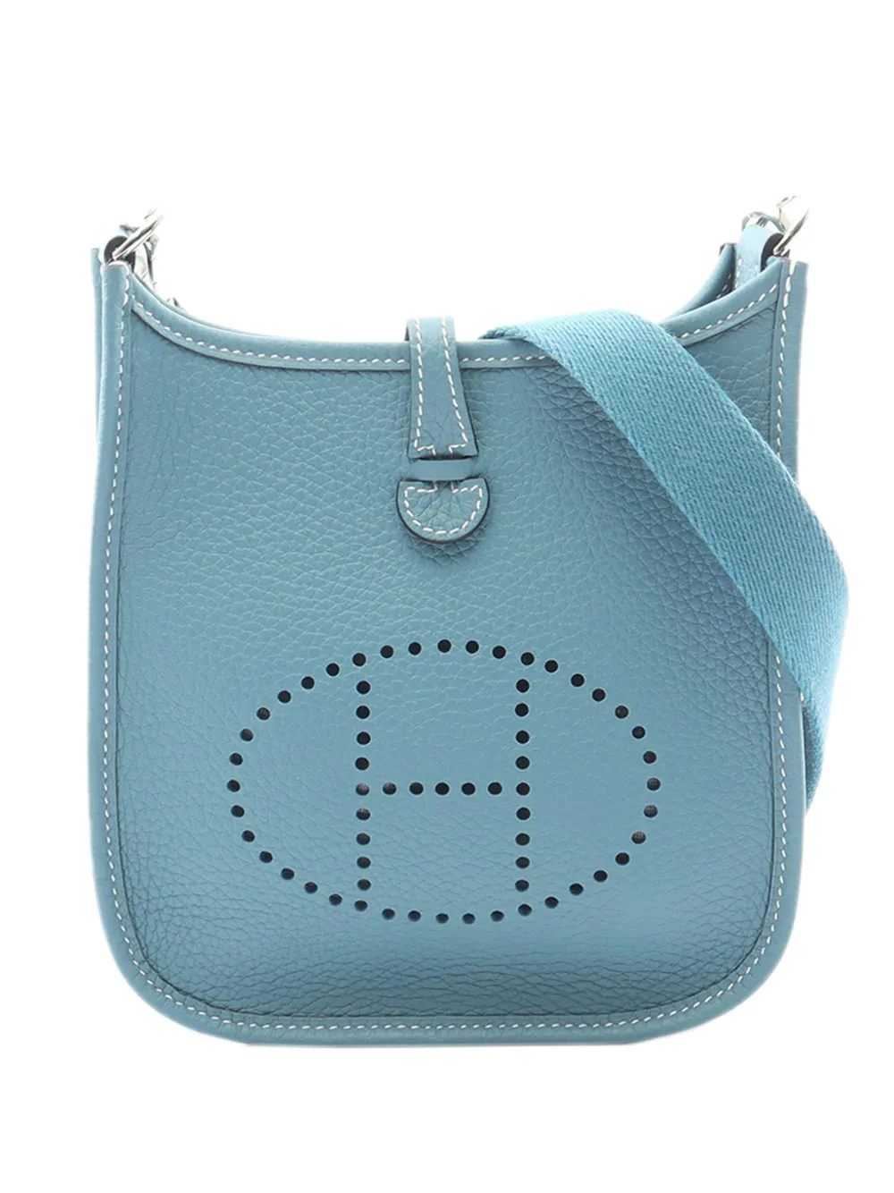 Hermès Pre-Owned 2025 Clemence Evelyne Amazone TPM crossbody bag - Blu