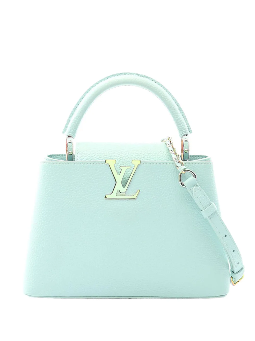 Louis Vuitton Pre-Owned 2021-2025 Taurillon Capucines BB satchel - Blu