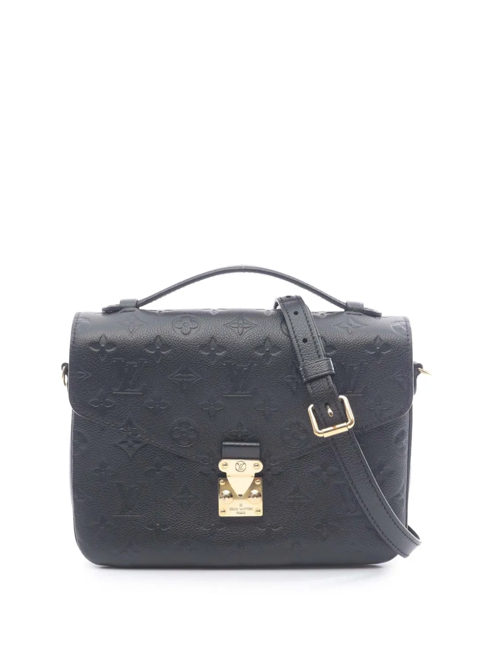 Louis Vuitton Pre-Owned 2017 Monogram Empreinte Pochette Metis satchel - Nero