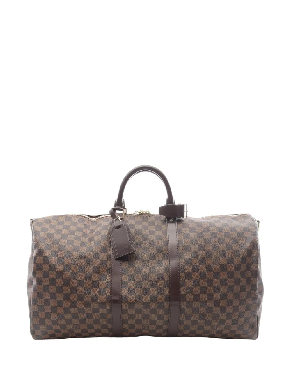 Louis Vuitton Pre-Owned Borsa da viaggio Keepall 55 in tela Damier Ebène 2006 - Marrone
