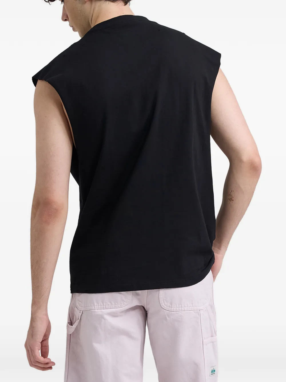 Off Duty Destroyed Muscle tanktop Zwart