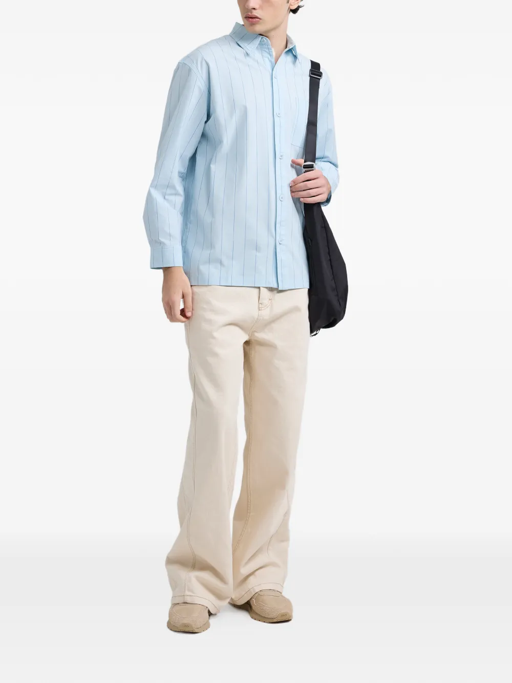 Off Duty Reggie striped pocket shirt | Image 2