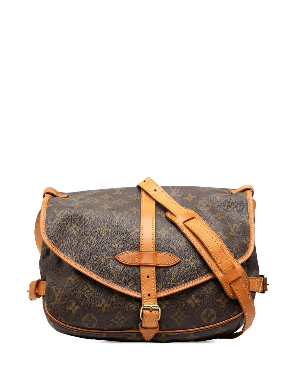 Louis Vuitton Pre-Owned 1992 Monogram Saumur 30 crossbody bag - Marrone