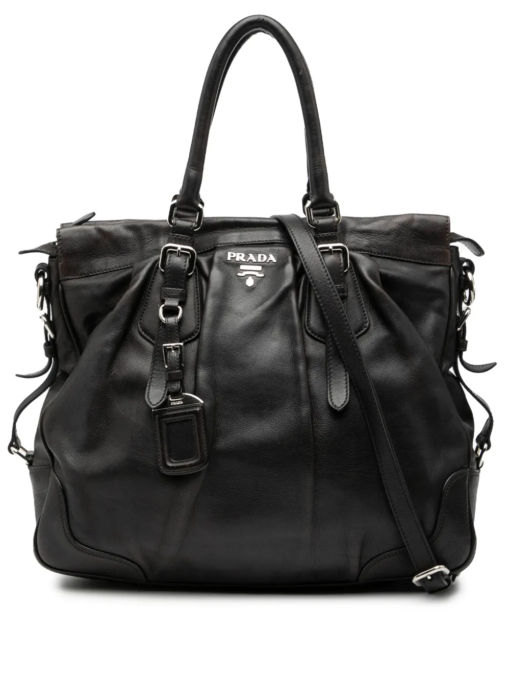 Prada Pre-Owned 2000-2013 Soft Calf satchel - Nero