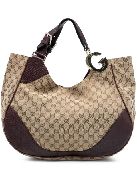 Gucci Pre-Owned 2016-2025 GG 캔버스 샬롯 토트 백