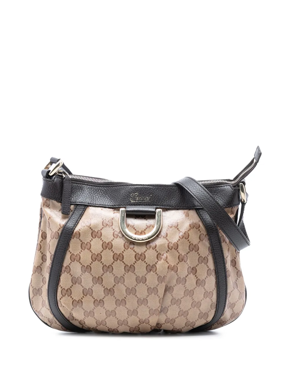 Gucci Pre-Owned 2016-2025 GG Crystal Abbey D Ring crossbody bag - Marrone