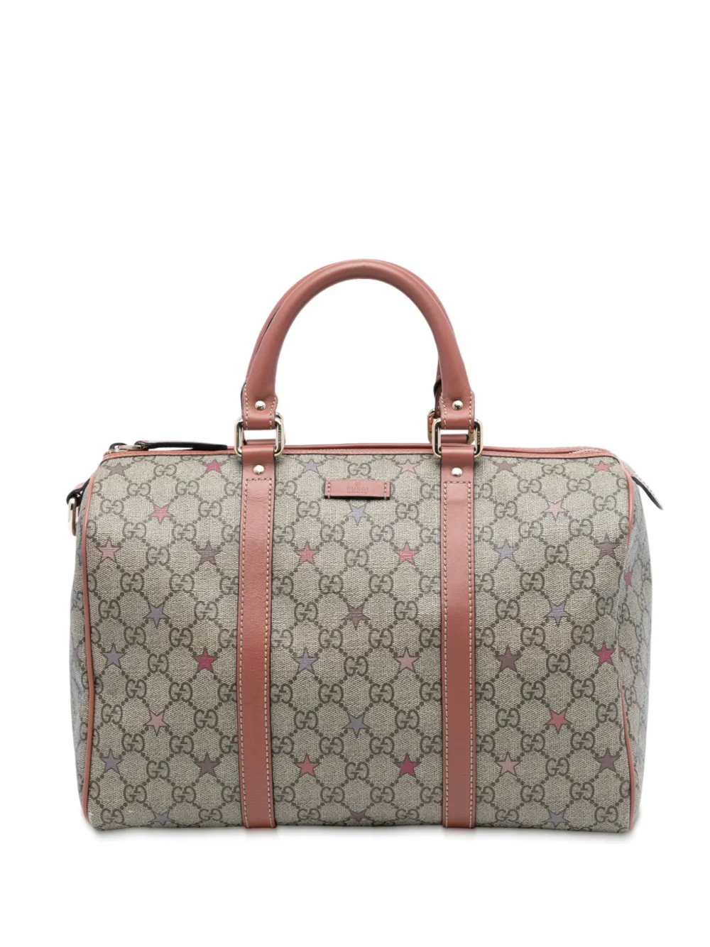 Gucci Pre-Owned 2016-2025 Medium GG Supreme Stars Joy boston bag - Marrone
