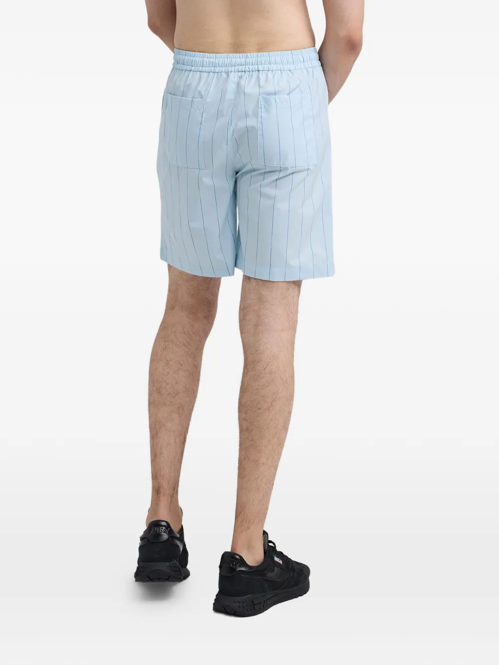 Off Duty Reggie gestreepte shorts Blauw
