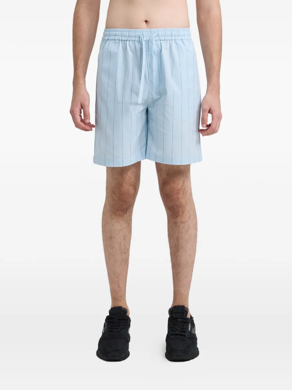Off Duty Reggie stripe shorts - Blu