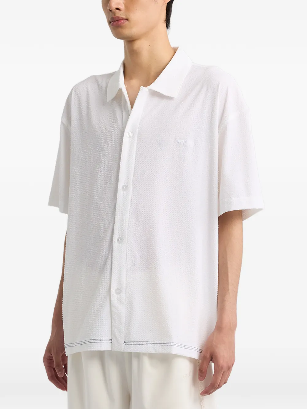  Off Duty Flatts Buttoned Shirt - White 