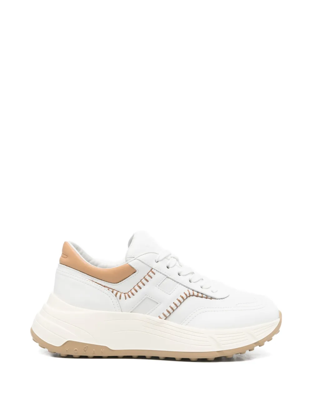 Hogan logo appliqué sneakers - Bianco