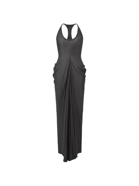 OUDE WAAG V-neck draped vest maxi dress