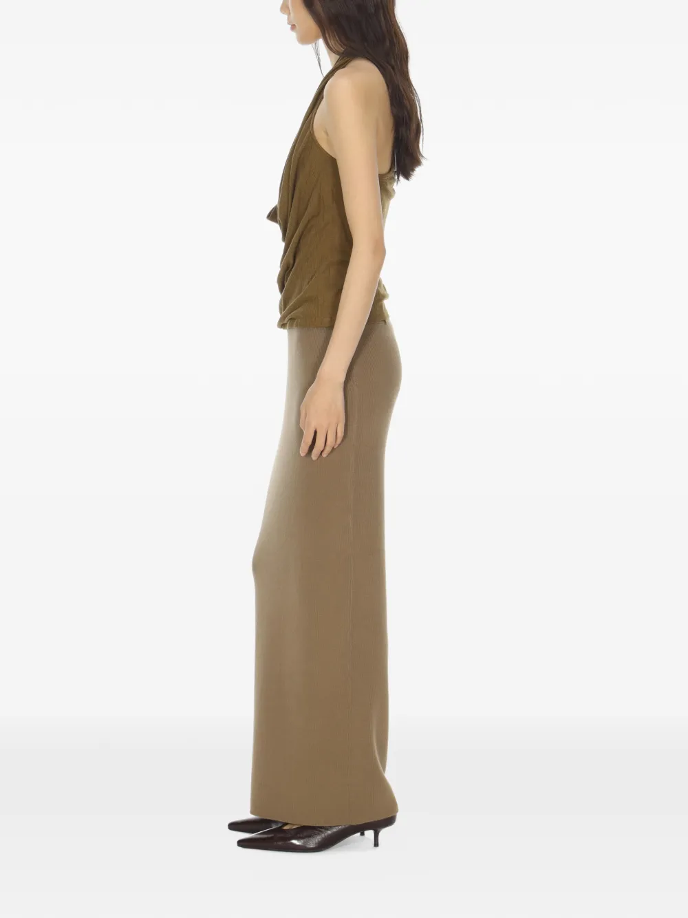  Oude Waag Threaded Vest - Green 