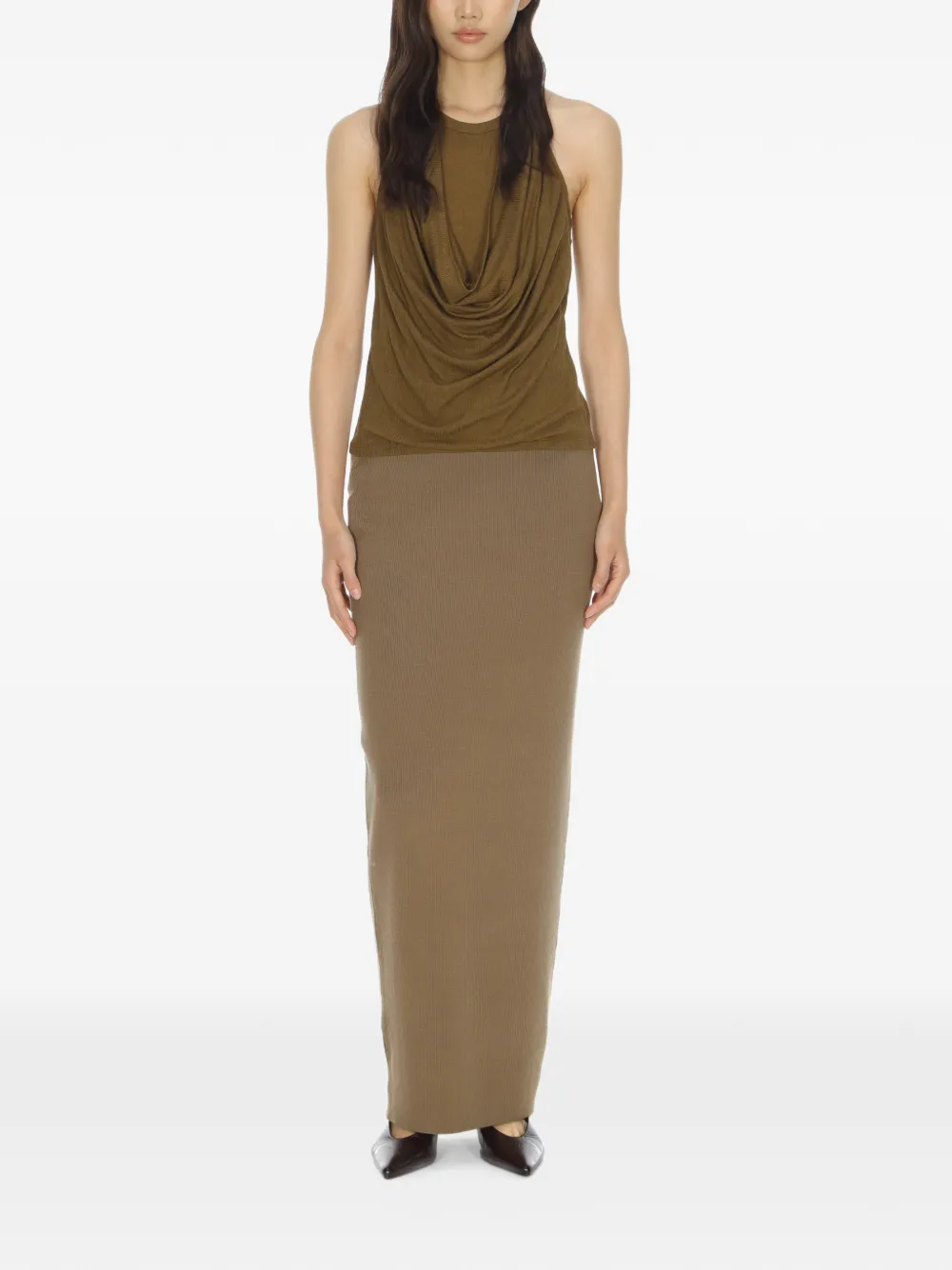  Oude Waag Threaded Vest - Green 